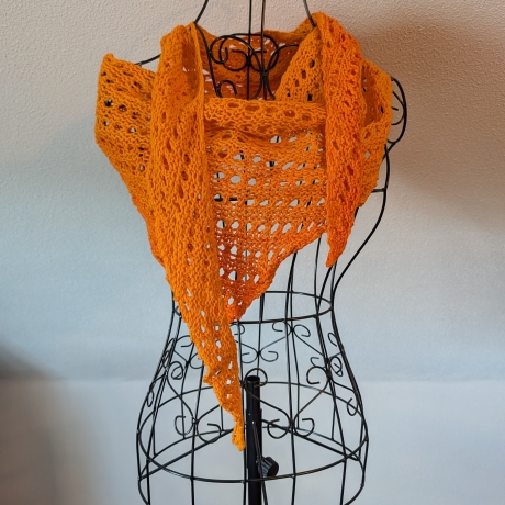 Schal / Dreieckstuch - handgestrickt 