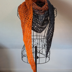 Schal / Dreieckstuch - handgestrickt 