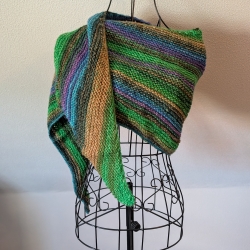 Schal / Dreieckstuch - handgestrickt 