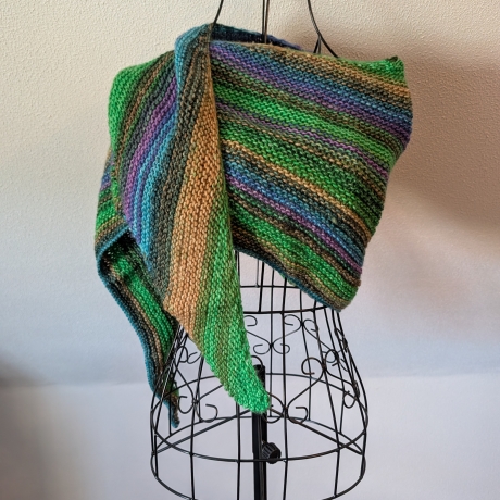 Schal / Dreieckstuch - handgestrickt 