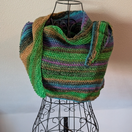 Schal / Dreieckstuch - handgestrickt 
