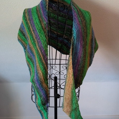 Schal / Dreieckstuch - handgestrickt 
