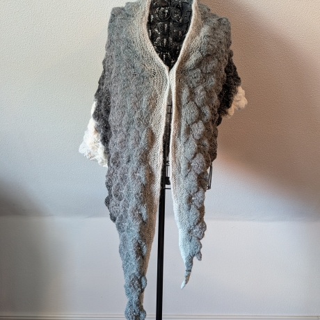 Schal / Dreieckstuch - handgestrickt 