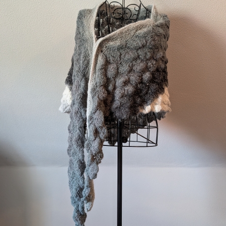 Schal / Dreieckstuch - handgestrickt 