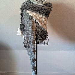 Schal / Dreieckstuch - handgestrickt 