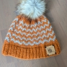 Kuschelige Wintermütze - handgestrickt