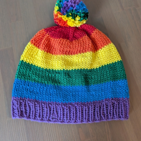 Pride Collection - Kuschelige Wintermütze - handgestrickt