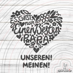 Papaherz Plotterdatei SVG DXF 