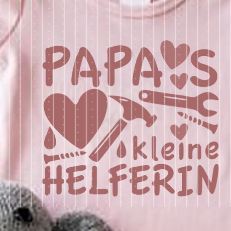 Papas kleine Helferin Plotterdatei SVG DXF FCM