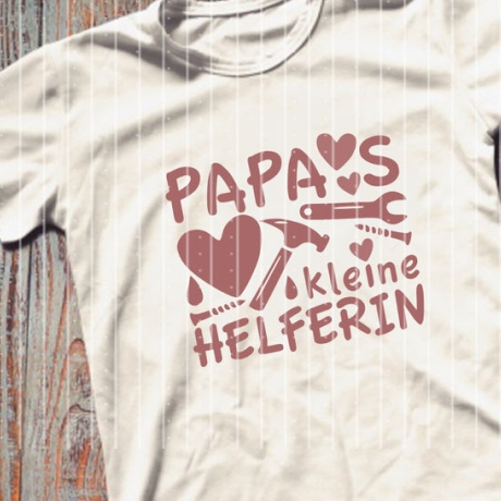 Papas kleine Helferin Plotterdatei SVG DXF FCM