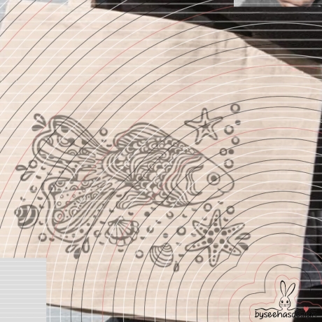 Paradies Fisch Plotterdatei SVG DXF 