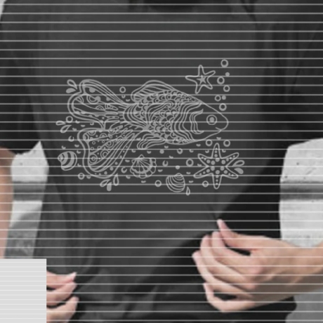 Paradies Fisch Plotterdatei SVG DXF 