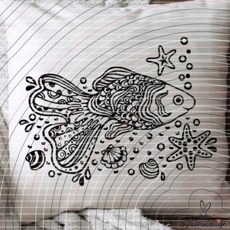 Paradies Fisch Plotterdatei SVG DXF 