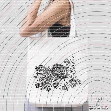 Paradies Fisch Plotterdatei SVG DXF 