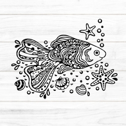 Paradies-Fisch Plotterdatei SVG DXF FCM Paradies-Fisch Plotterdatei SVG DXF FCM