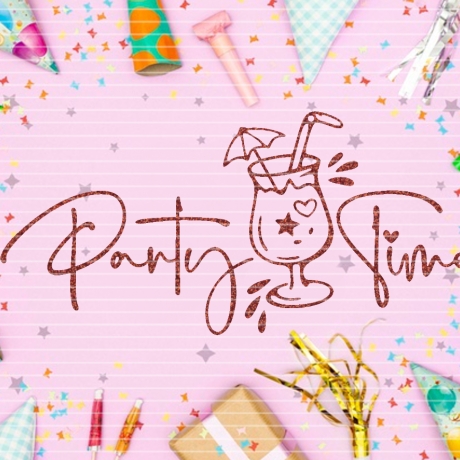 Party Time Plotterdatei SVG DXF FCM