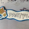 Stickdatei 3D-Anhänger PARTYLÖWE, 3D-Stick, Lesezeichen