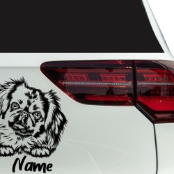 Aufkleber Hund Pekinese