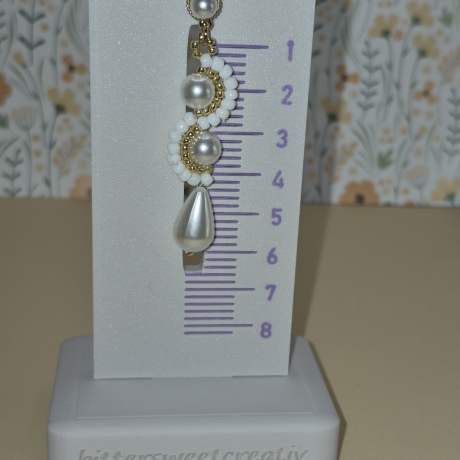 Elegante Perlen-Ohrringe im edlem Design | Brautschmuck 