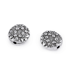 Perle 5Stk. Blumen/Schmetterling/Libelle 11mm Metall