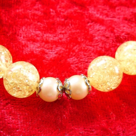 Perlenarmband♥Honigtau I♥schön und elegant♥von Hobbyhaus