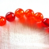 Perlenarmband♥in Rot-silber♥handgefertigt♥von Hobbyhaus
