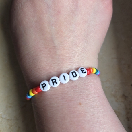 Pride Perlenarmband | Regenbogen | Freundschaftsarmband LGBTQIA+