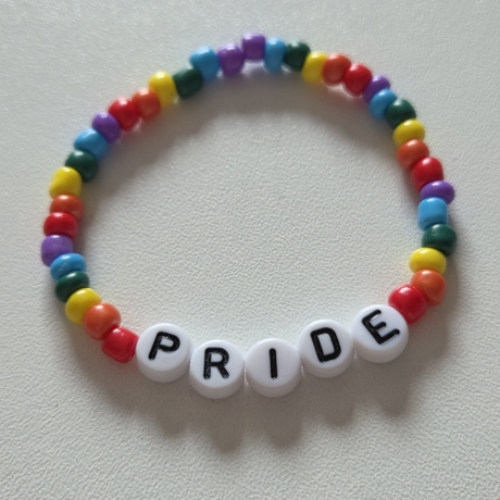 Pride Perlenarmband | Regenbogen | Freundschaftsarmband LGBTQIA+