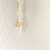 Perlenhänger Suncatcher Braune Raute mit Perlen von Hobbyhaus