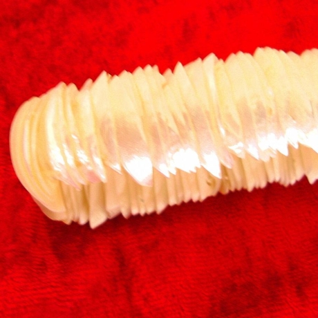 Perlmuttarmband♥Perlmuttsplitter♥in Creme♥von Hobbyhaus