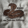 das Jahr der Schlange 2025 - 15,9 13,4 cm