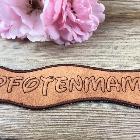 Stickdatei 3D-Anhänger PFOTENMAMA, 3D-Stick, Lesezeichen