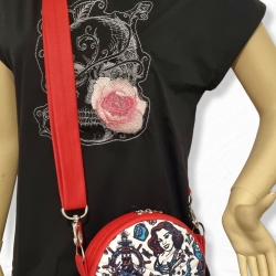 Kleine Handtasche Rockabilly Rot Kleine Handtasche Rockabilly Rot