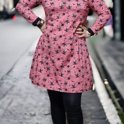 Kleid Bubikragen Sensemann Gothic 