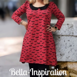 Kleid Bubikragen Fledermaus Gothic