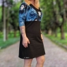 Kleid Bubikragen Mädchen Spinnennetz Halloween