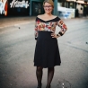 Kleid Carmen Ausschnitt Niela's Verführung Comic Rockabella