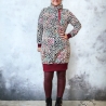 Longpulli Longhoodie Blätter Herbst 