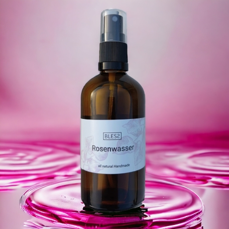 Rosenwasser - reines Rosenhydrolat,Gesichtstonikum bio nachhaltig