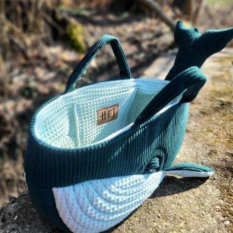 BLUU Waltasche - Utensilo - Unikat - Handmade