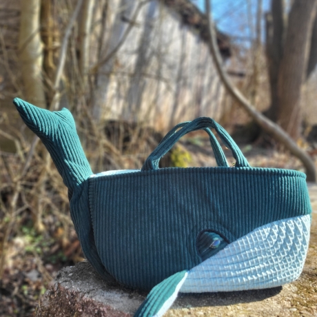 BLUU Waltasche - Utensilo - Unikat - Handmade