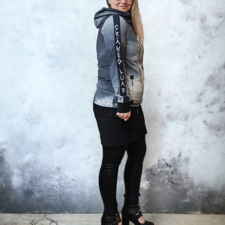 Hoodiejacke Skull Craneo Luar mit Kapuze 