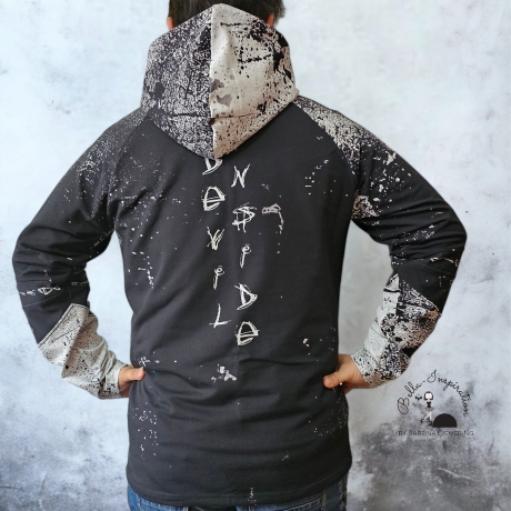 Hoodie Mannerhoodie Kapuzenpullover Devil Inside No.1
