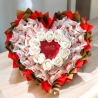 Essbarer Blumenstrauß Lindt von Herzen