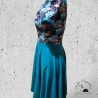 Kleid Tellerrock Rockabella Flamingo Petrol
