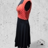 Kleid Tellerrock Rockabella Punkte Polkadots rot