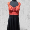 Kleid Tellerrock Rockabella Punkte Polkadots rot