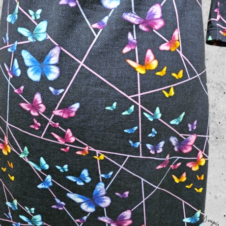 Kleid Carmen Ausschnitt Niela's Verführung Butterfly