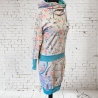 Pullikleid Hoodiekleid Kapuze Hirsch Beige Mint