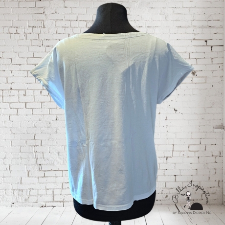 Shirt Weiß Totenkopf Skull